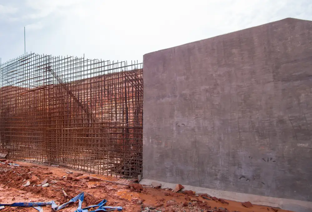 Mur en béton armé